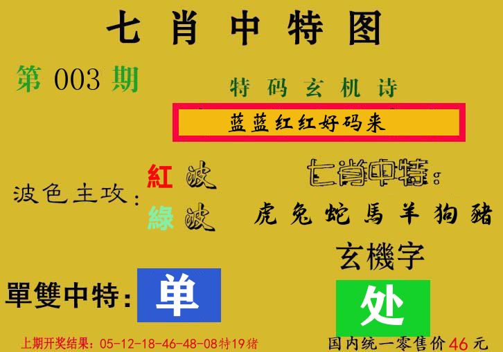 七肖中特图 第3期