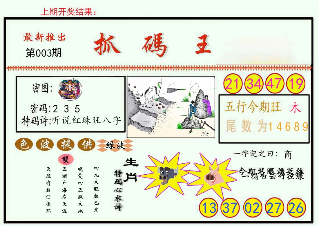 最新抓码王 第3期