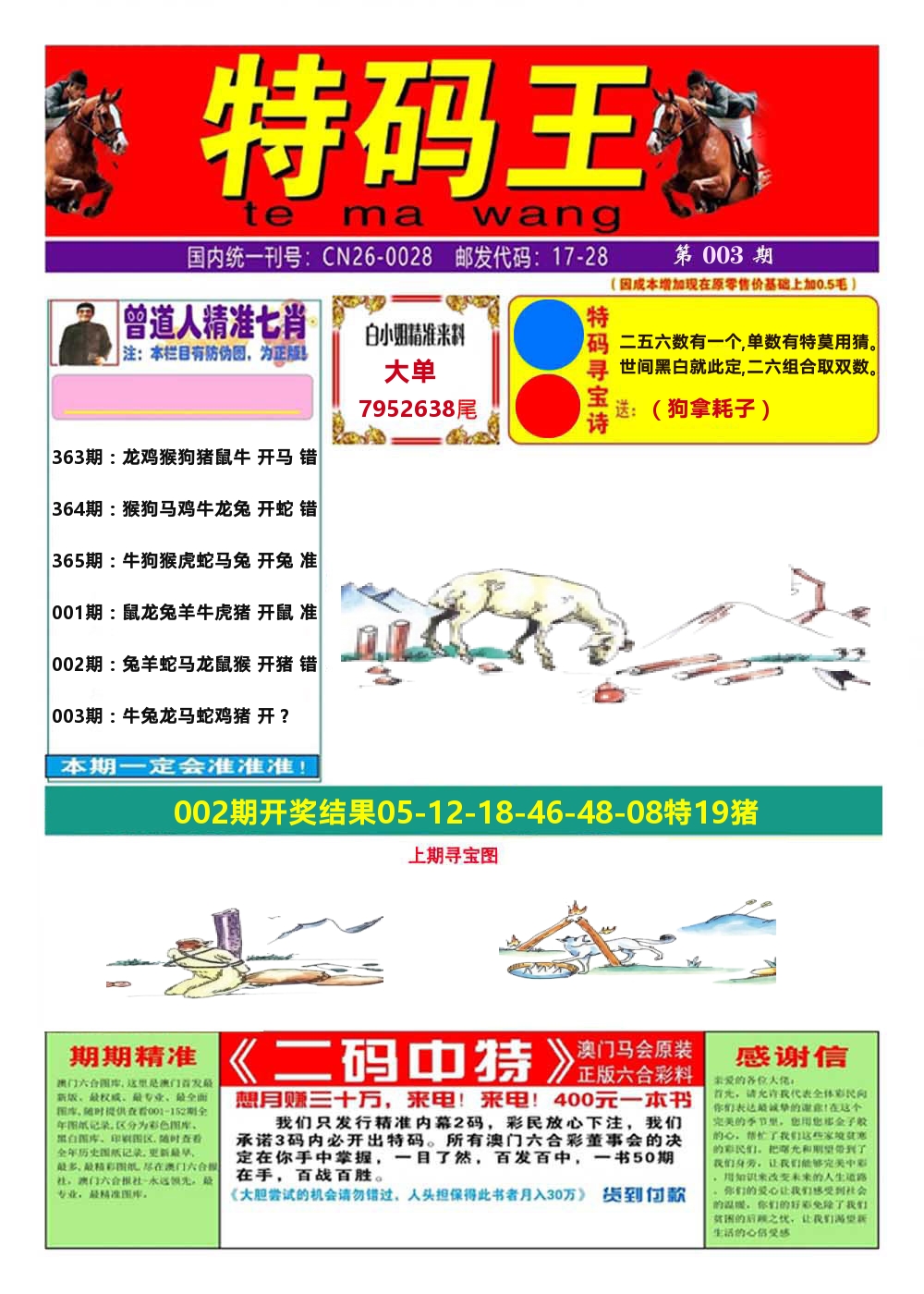 澳门特码王A 第3期