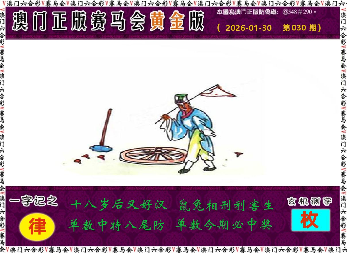 赛马会黄金版 第30期