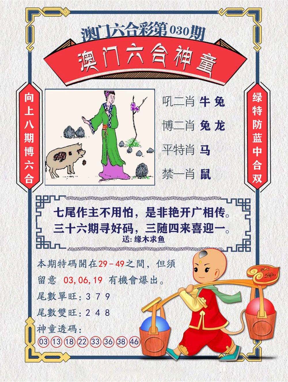 六合神童 第30期