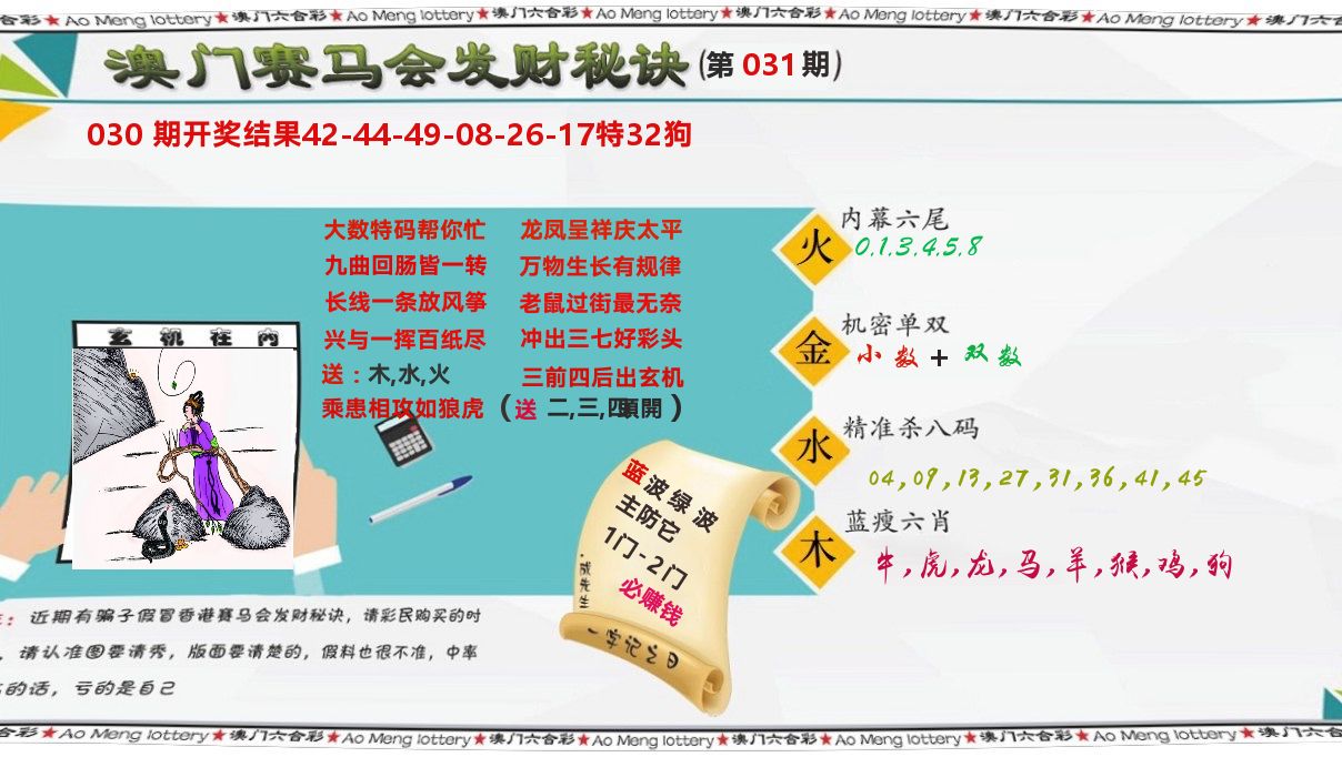 发财秘诀 第31期