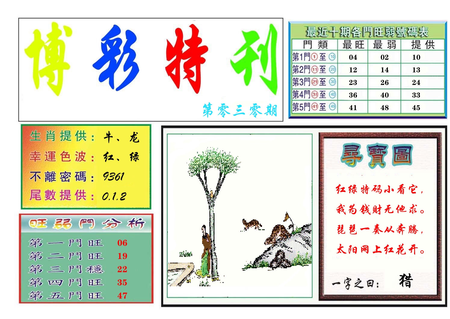 博彩特刊 第31期