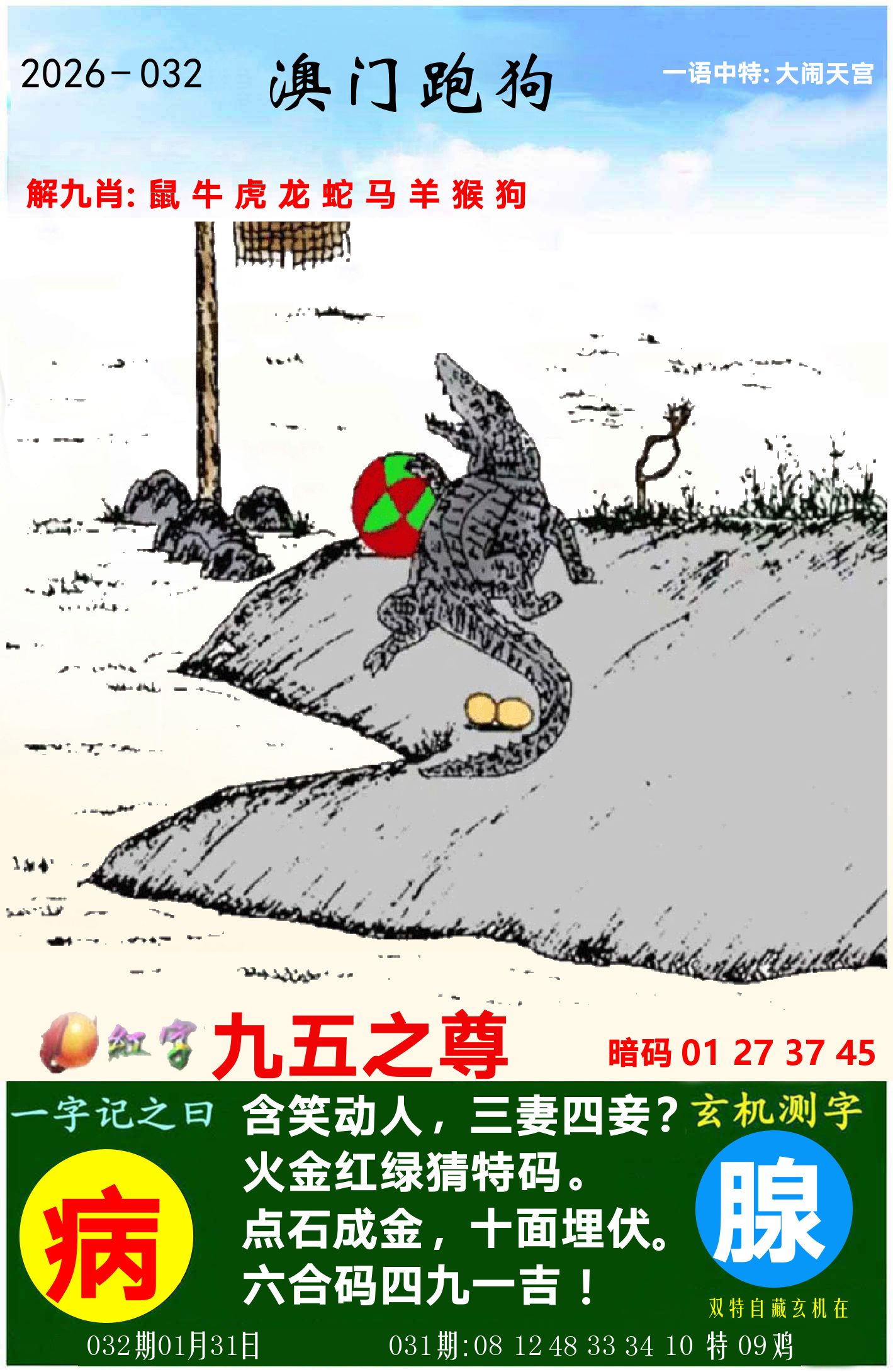 澳门跑狗图 第32期