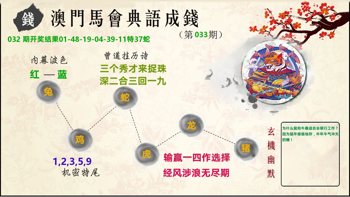 典语成钱 第33期