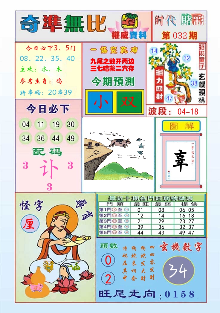 时代赌彩 第33期