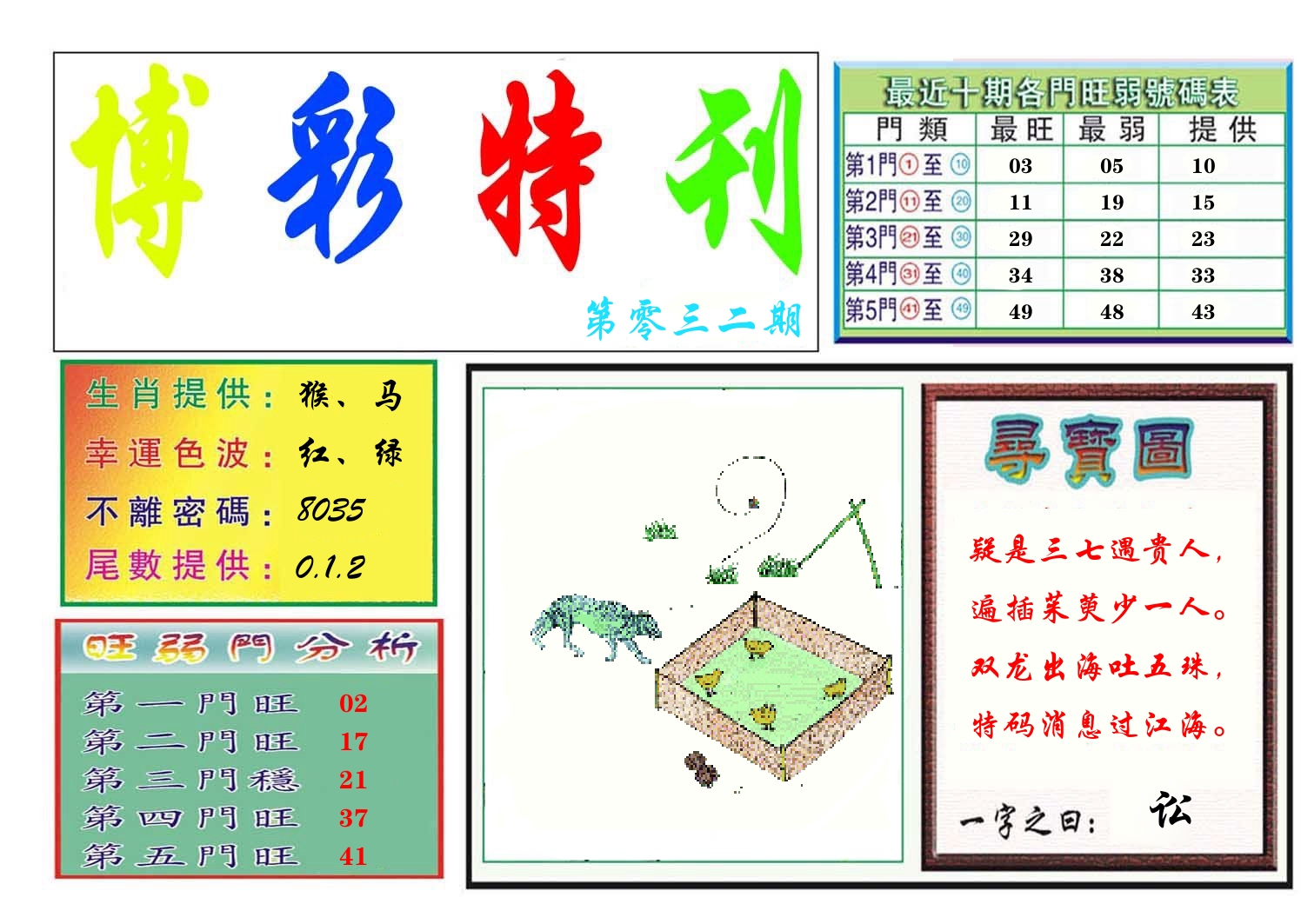 博彩特刊 第33期