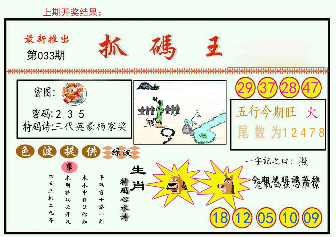最新抓码王 第33期
