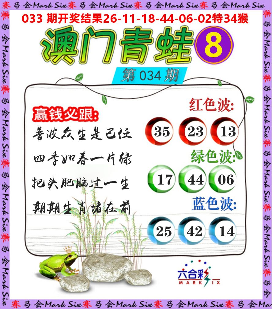 青蛙系列8 第34期
