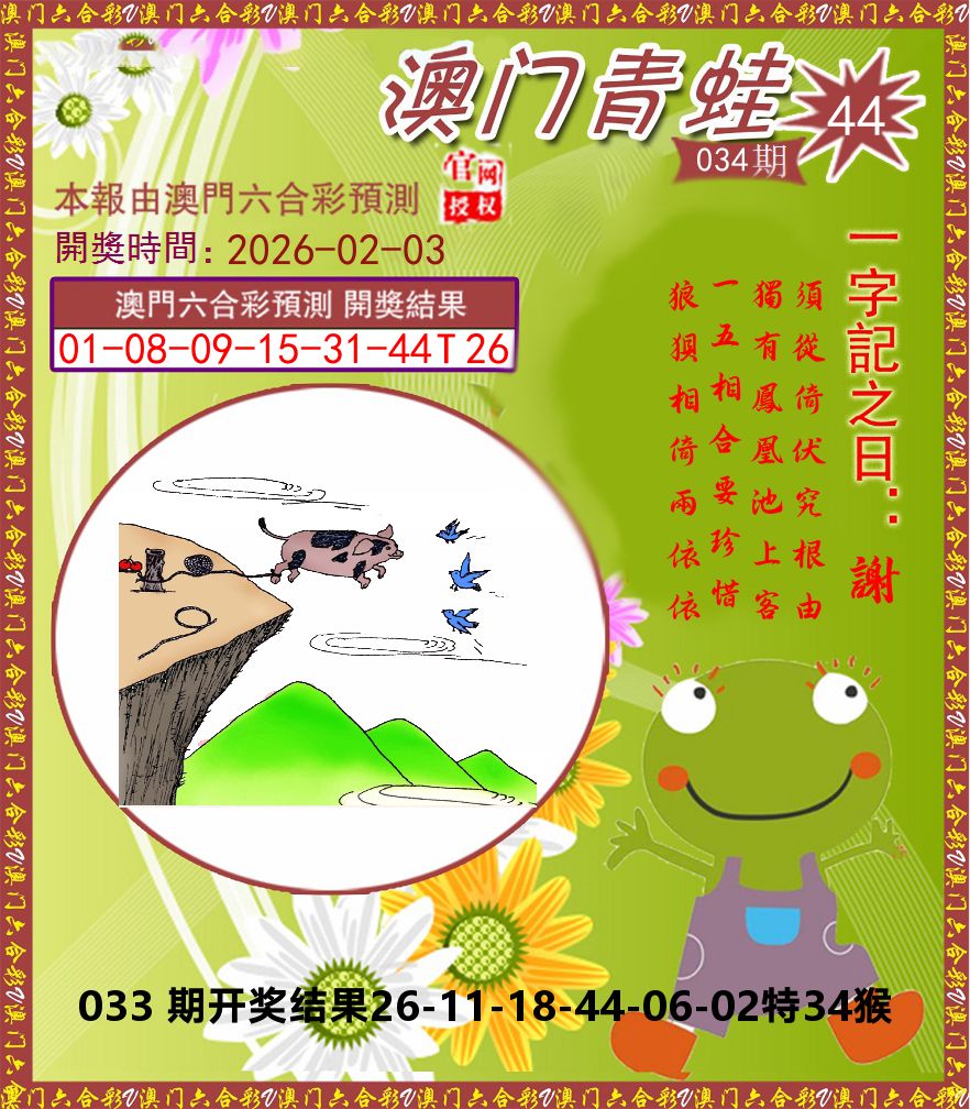 青蛙系列44 第34期