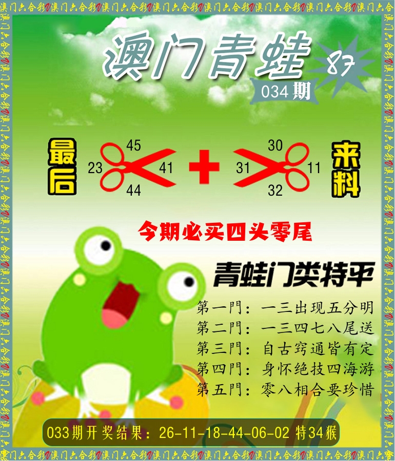 青蛙系列87 第34期