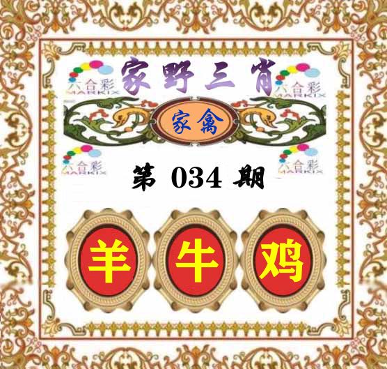 家野三肖 第34期