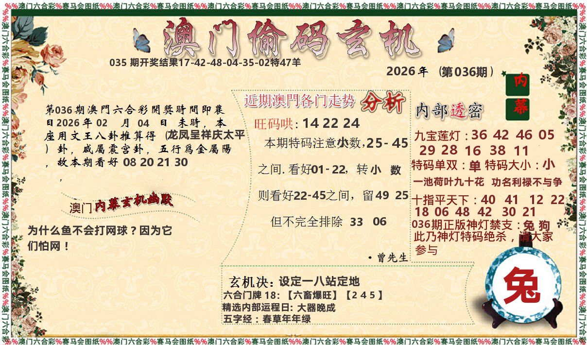 偷码玄机 第36期