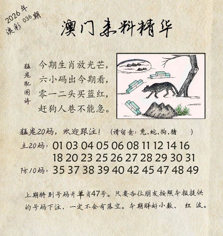 精华来料 第36期