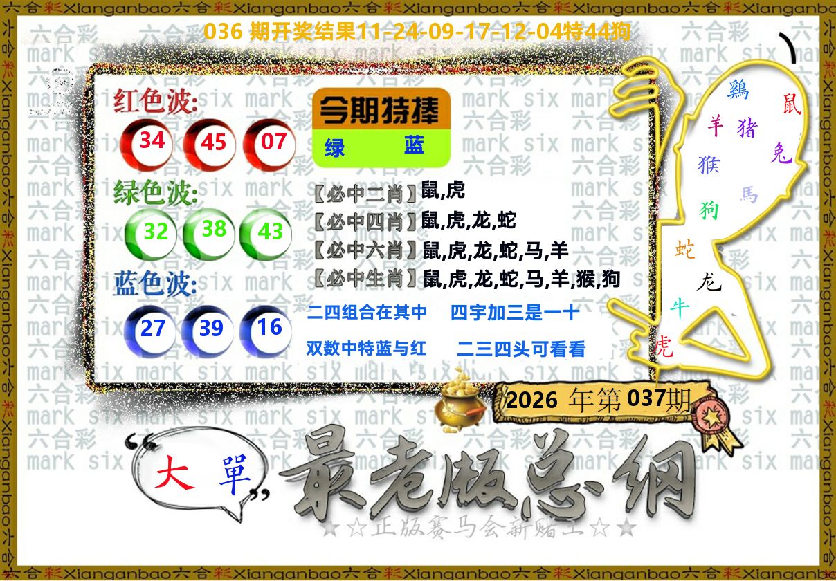 最老版总纲 第37期