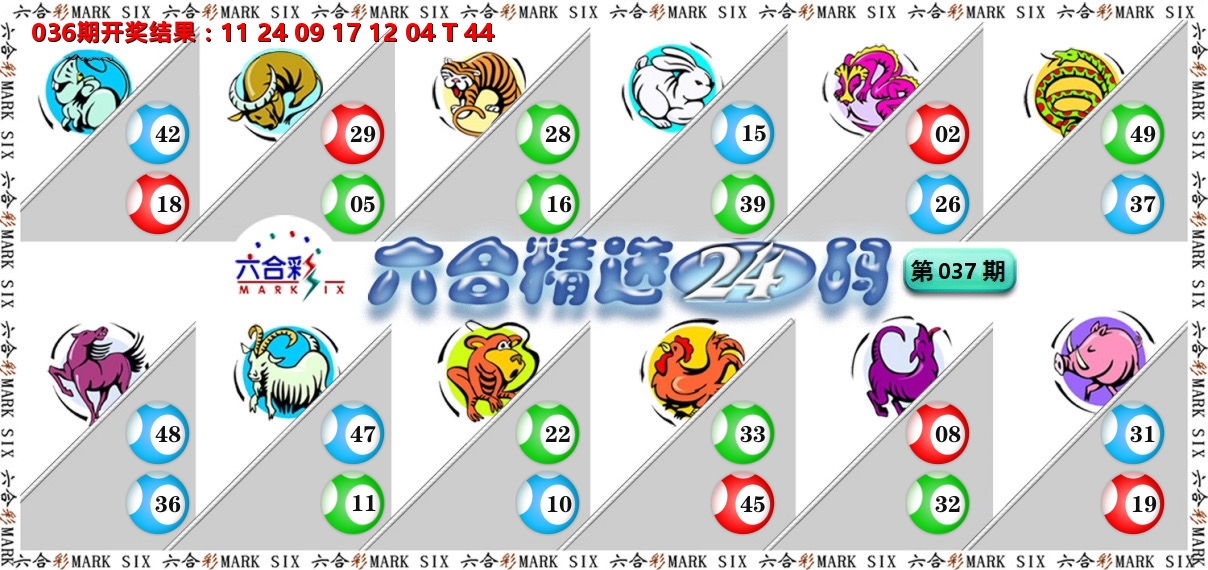 六合精选24码 第37期