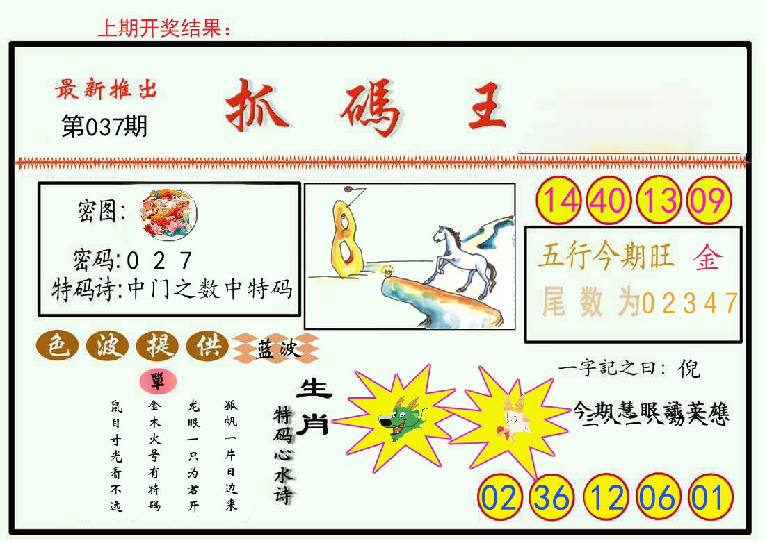 最新抓码王 第37期