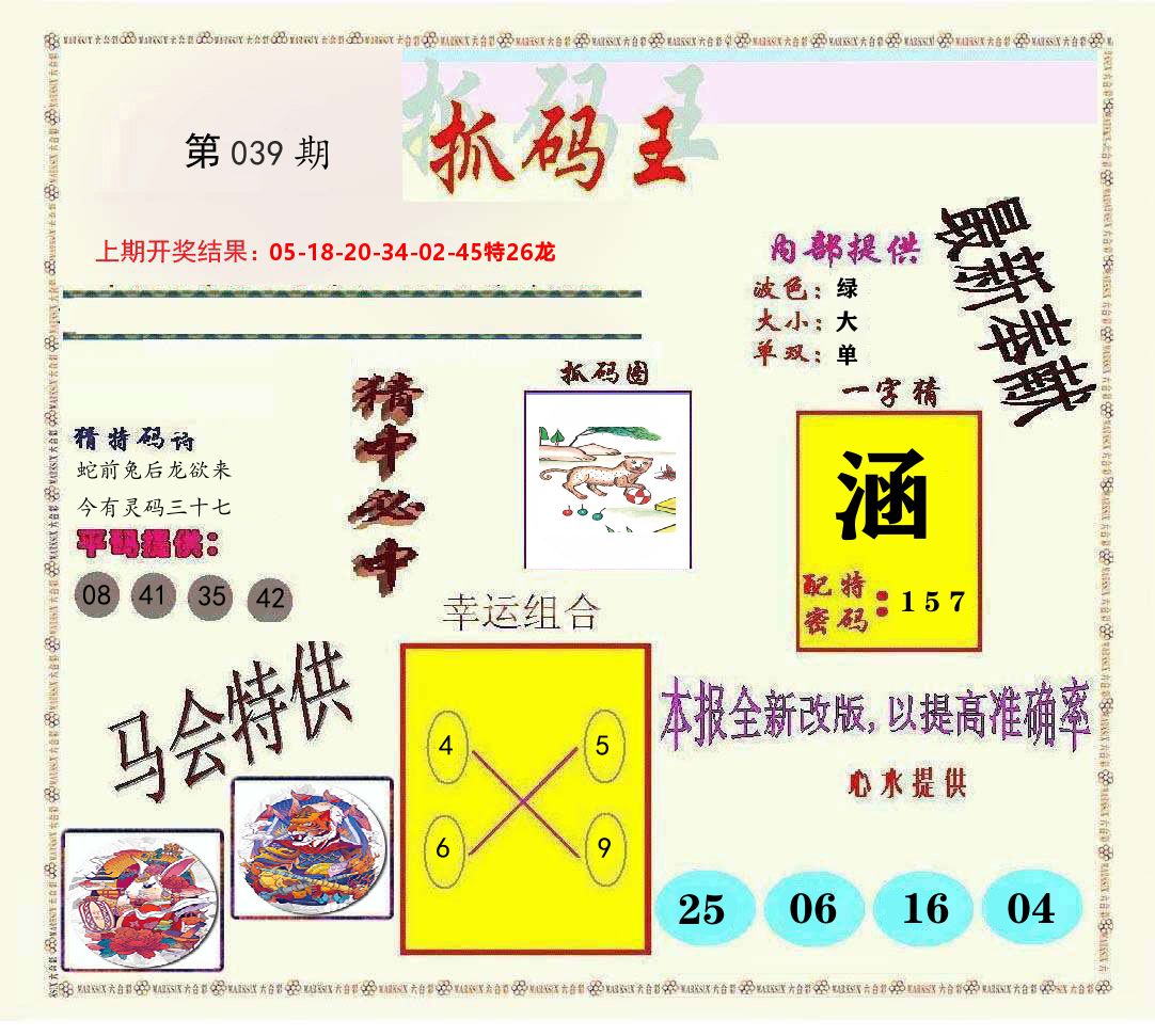 抓码王 第39期