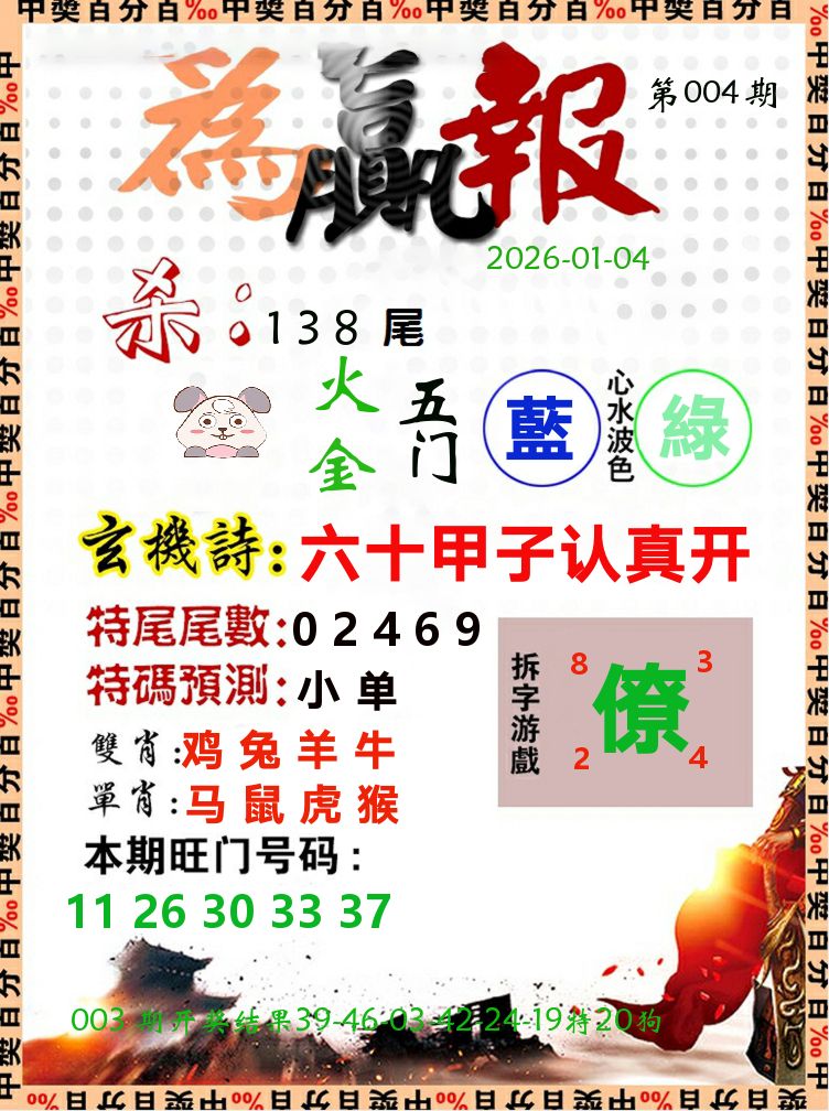 为赢报 第4期