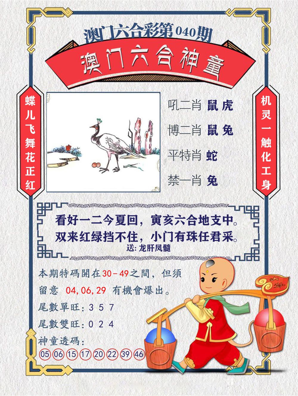 六合神童 第40期