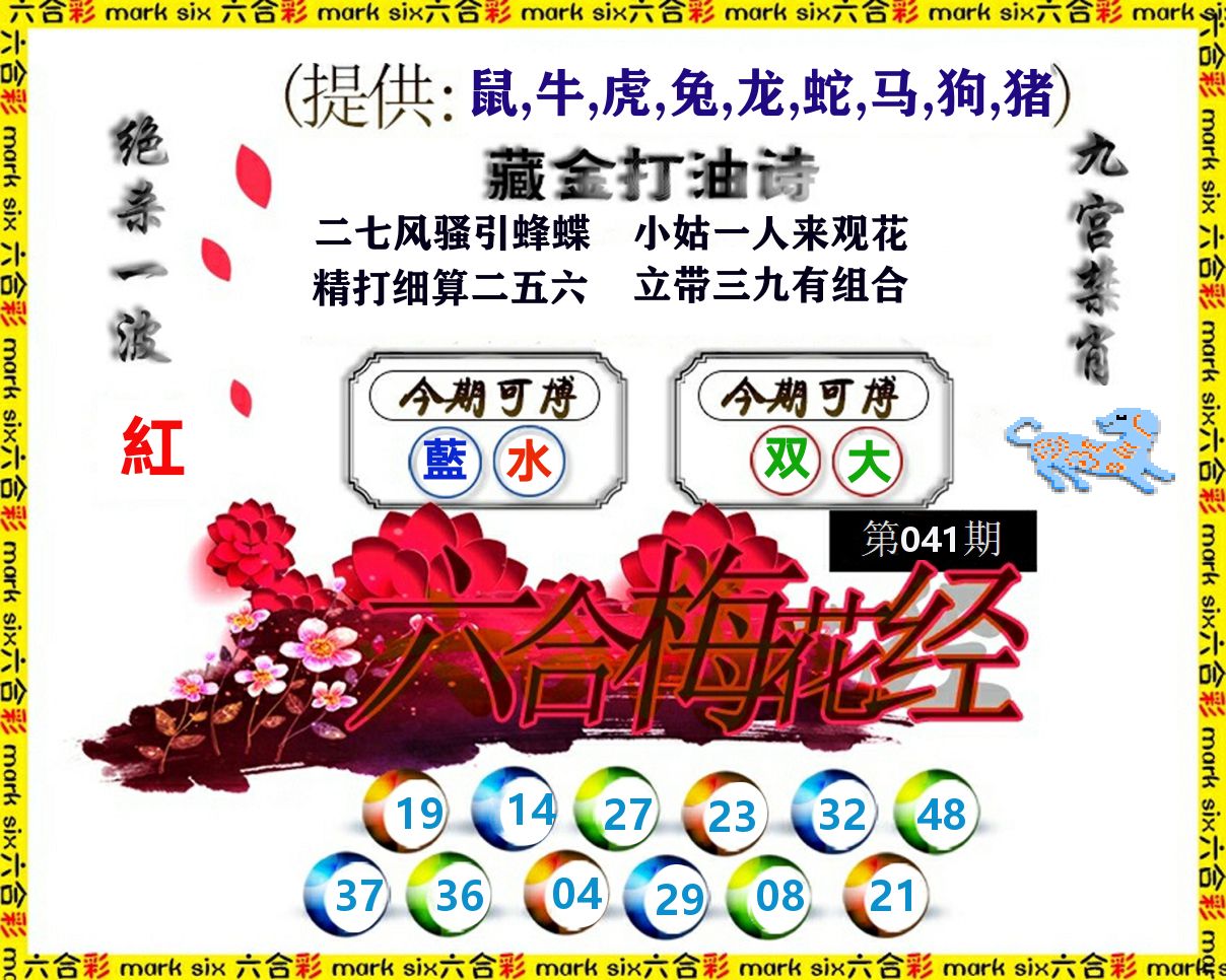 六合梅花经 第41期