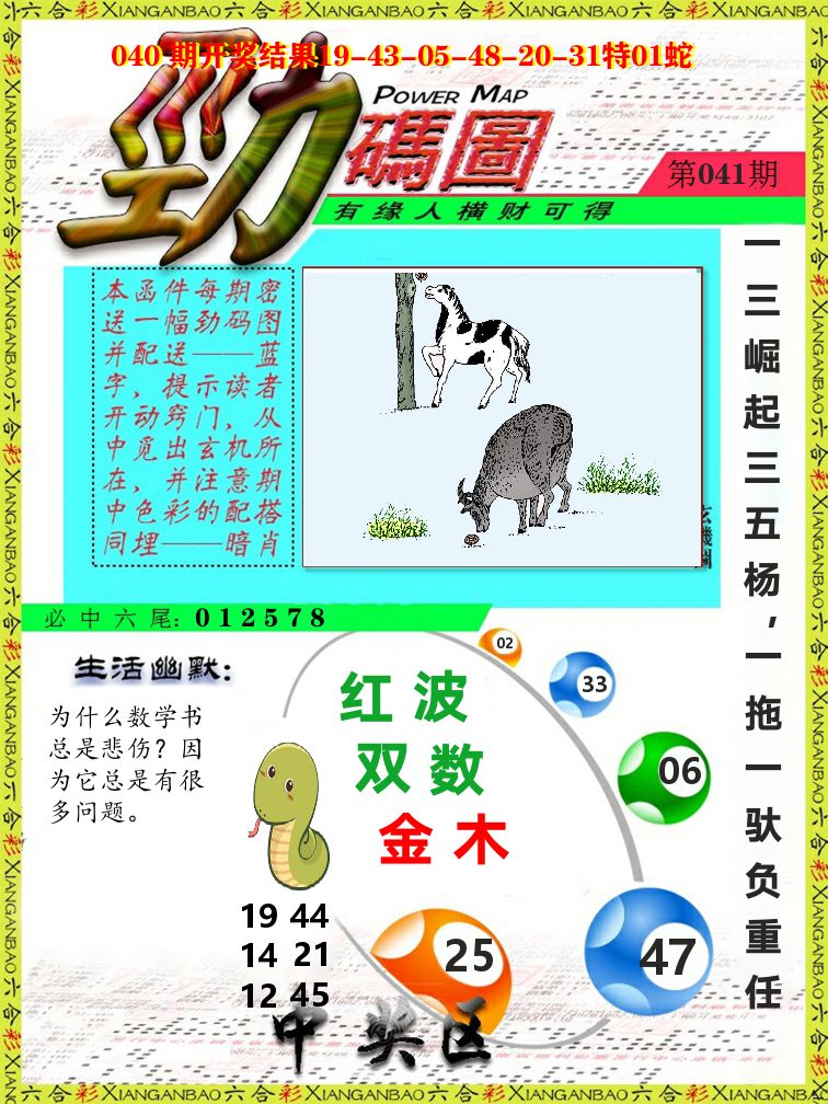 劲码图 第41期