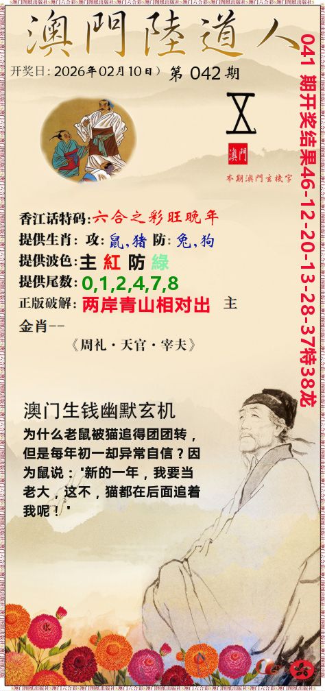 澳门陆道人 第42期