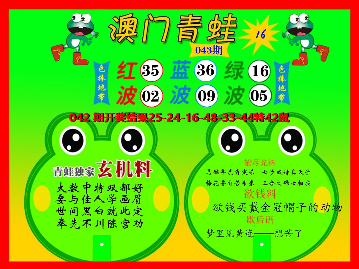 青蛙系列16 第43期