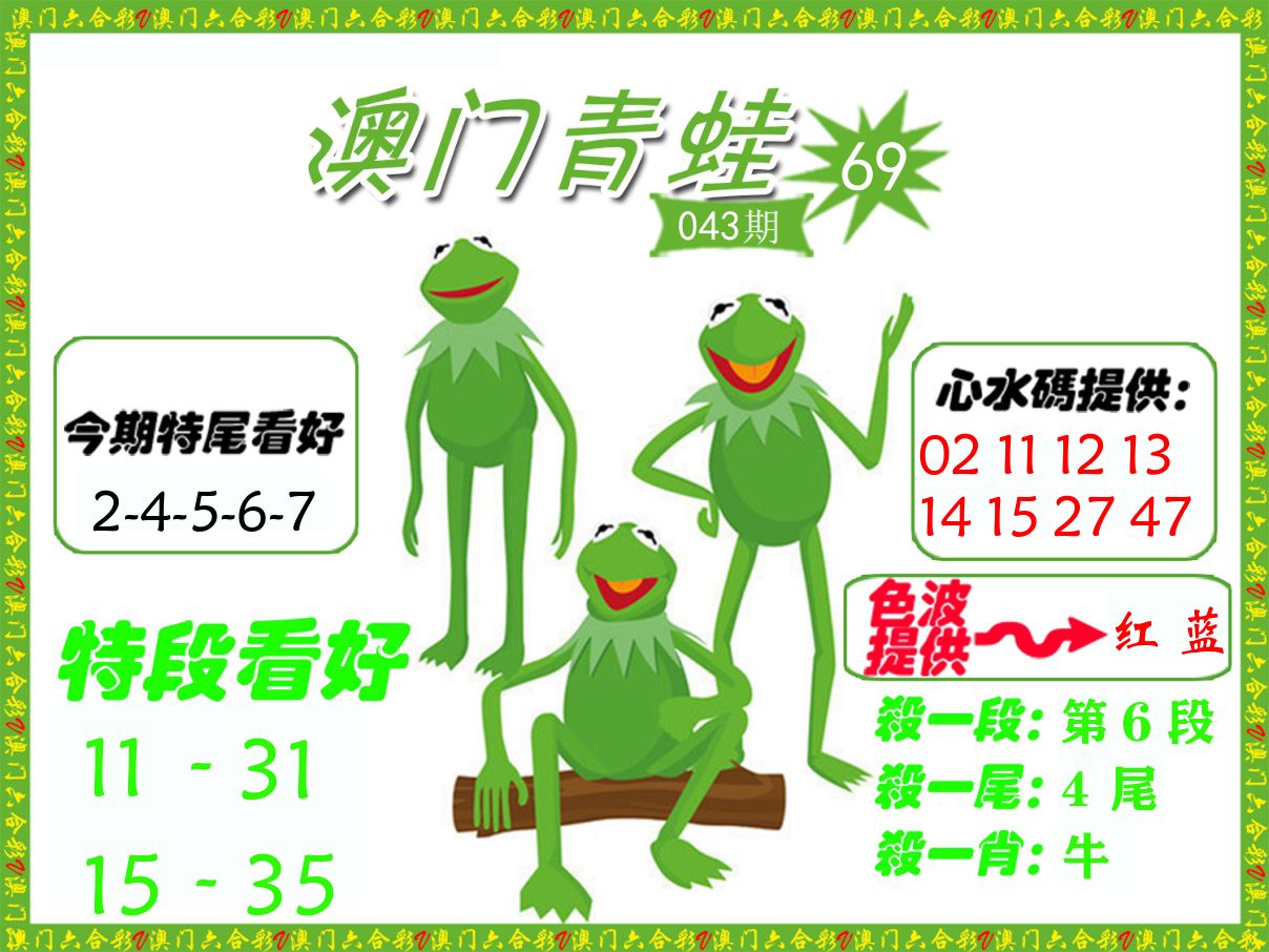 青蛙系列69 第43期