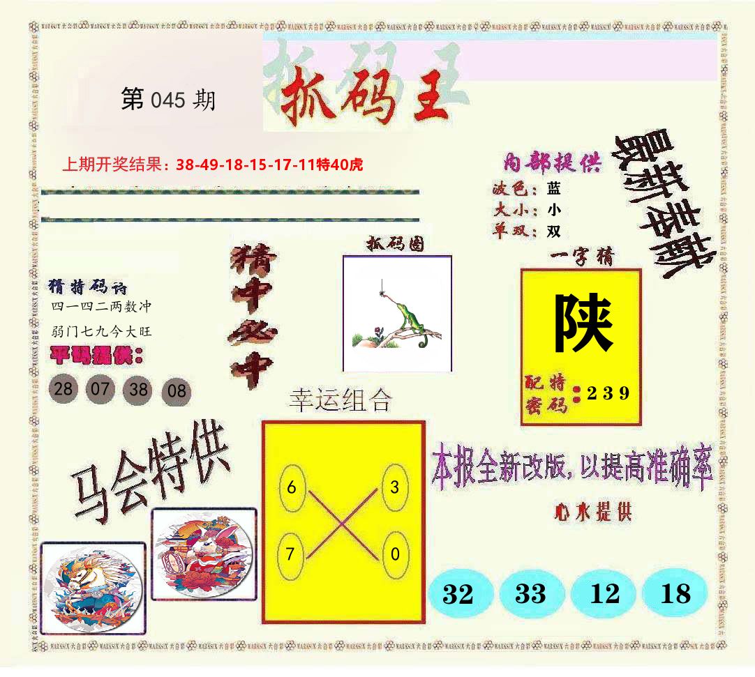 抓码王 第45期