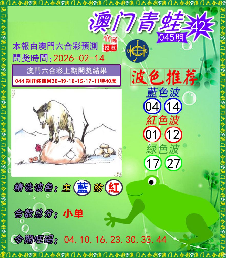 青蛙系列42 第45期