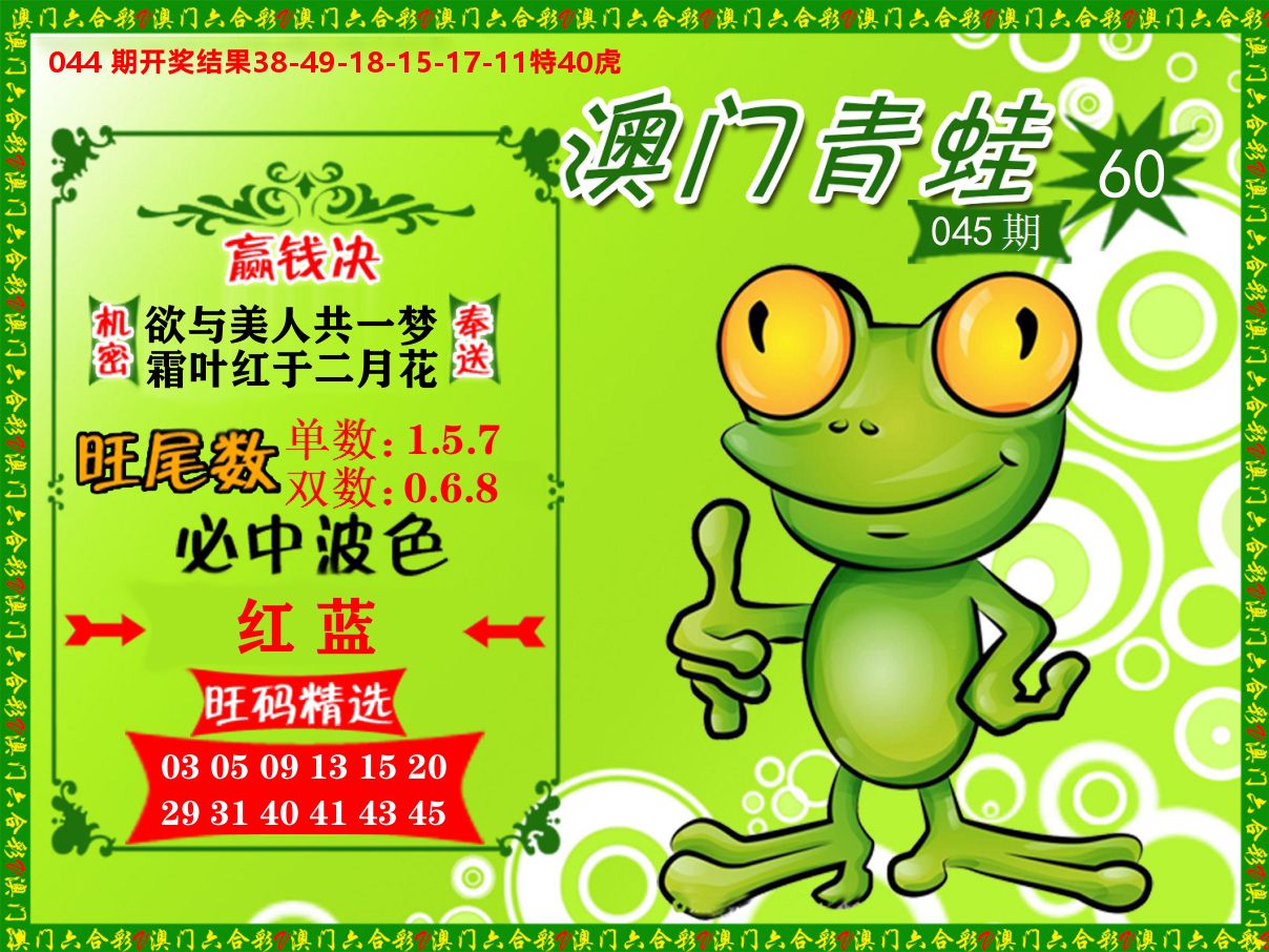 青蛙系列60 第45期
