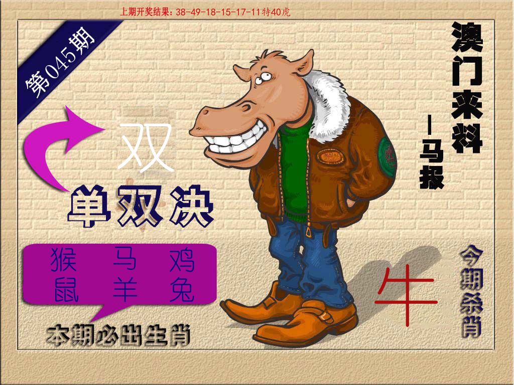 马报 第45期