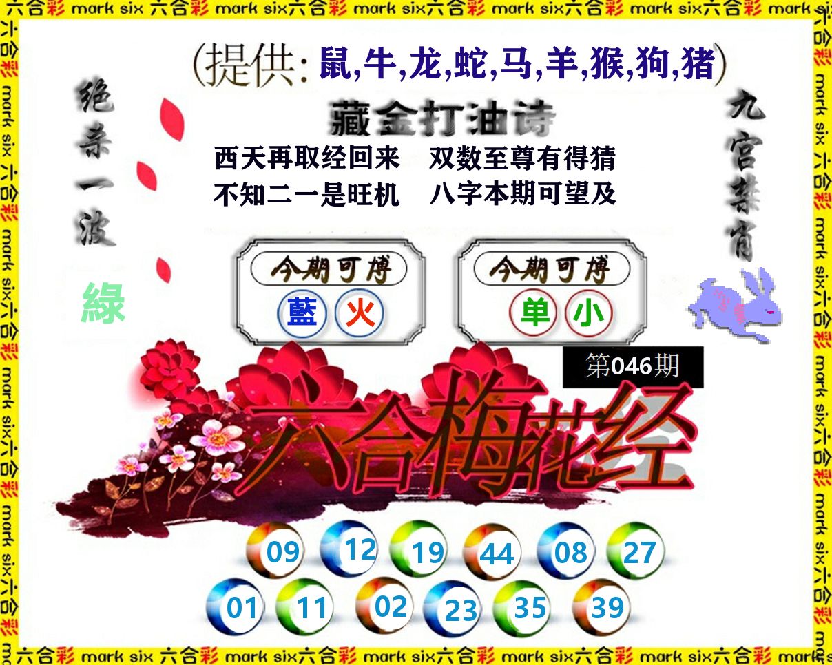 六合梅花经 第46期