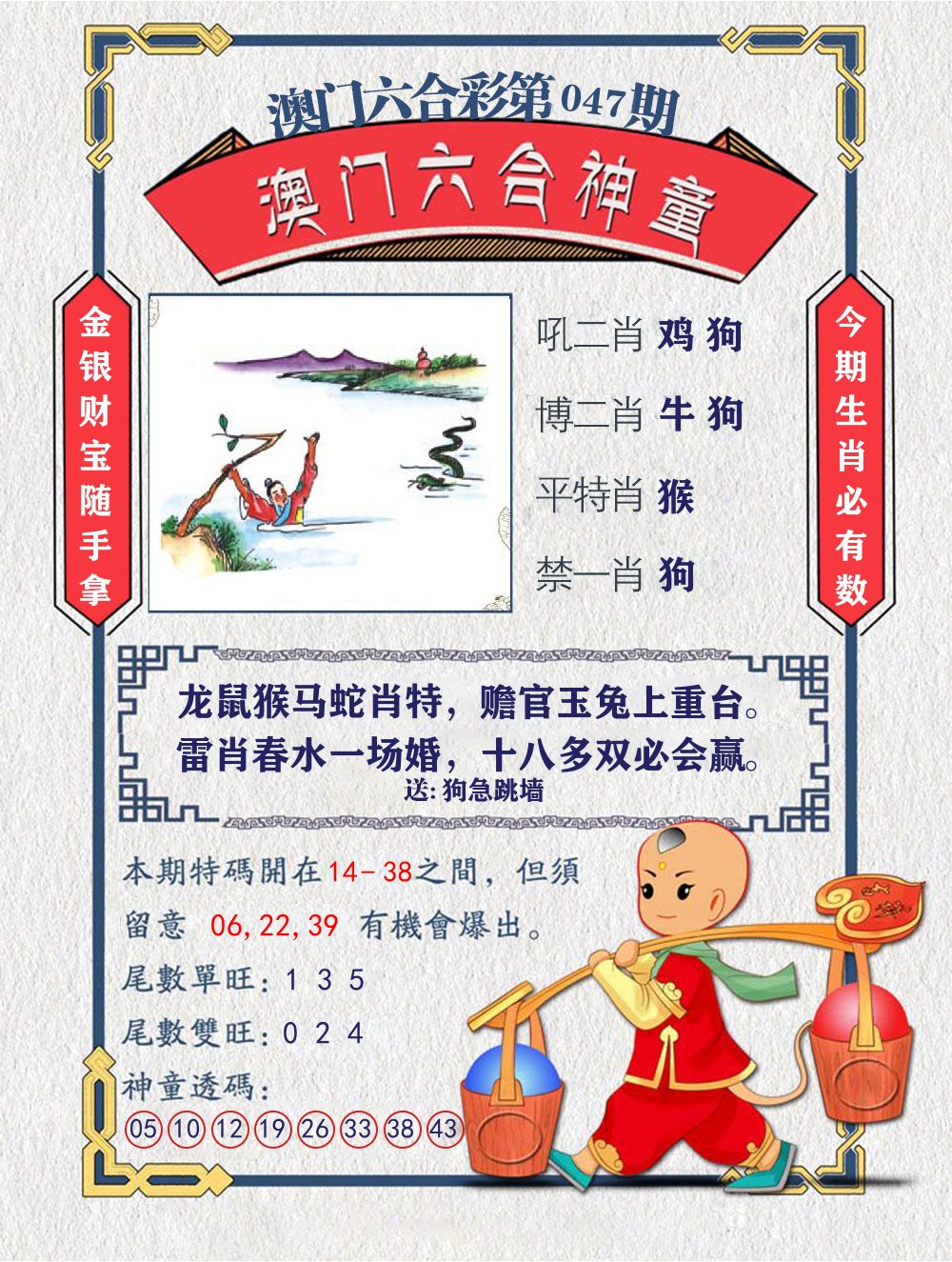 六合神童 第47期