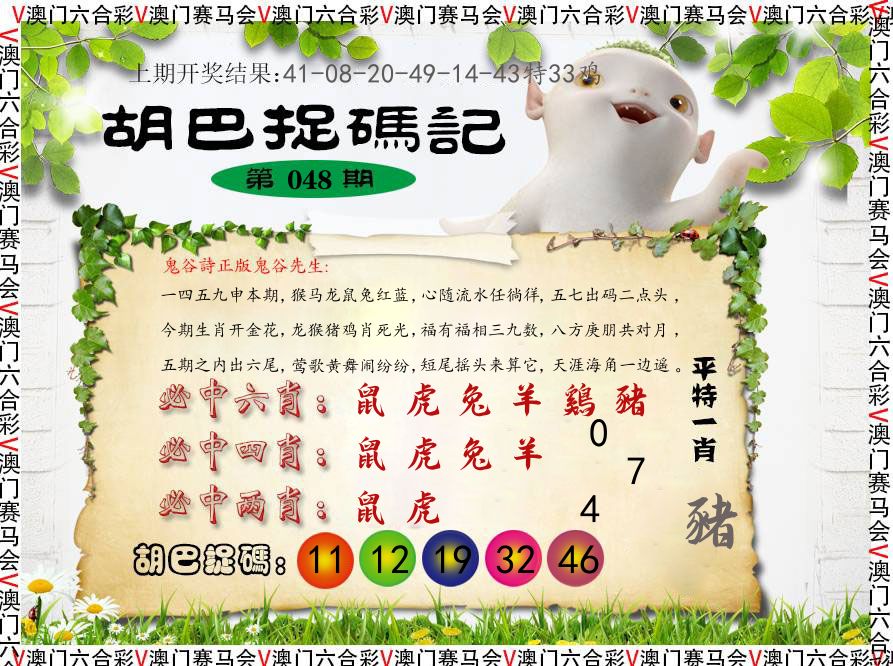 胡巴抓码记 第48期