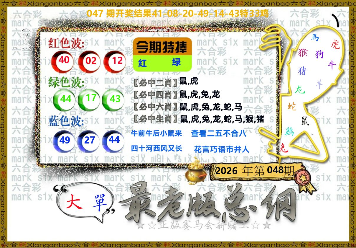 最老版总纲 第48期