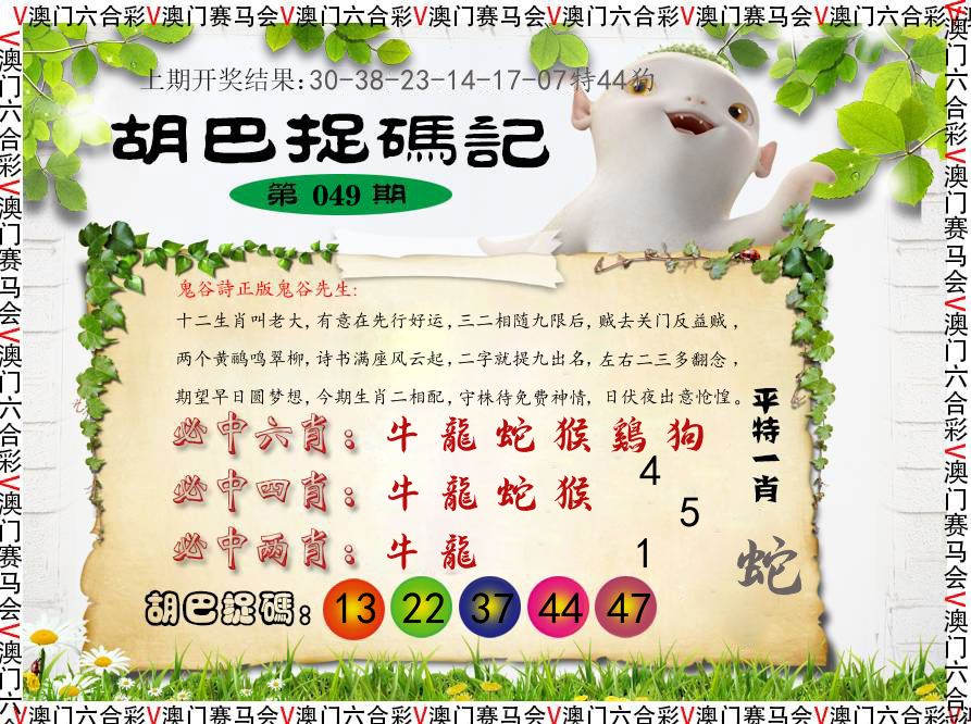 胡巴抓码记 第49期
