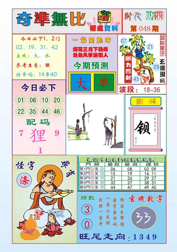 时代赌彩 第49期