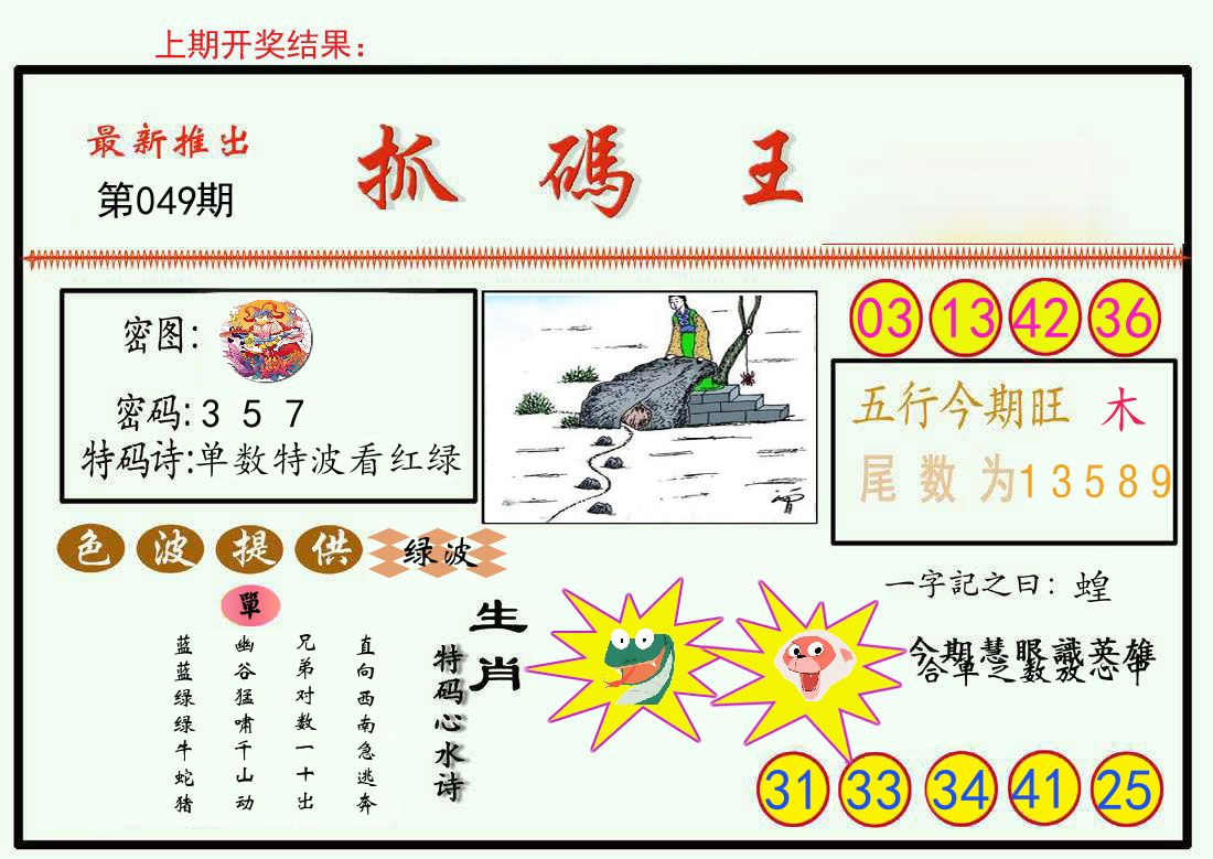 最新抓码王 第49期