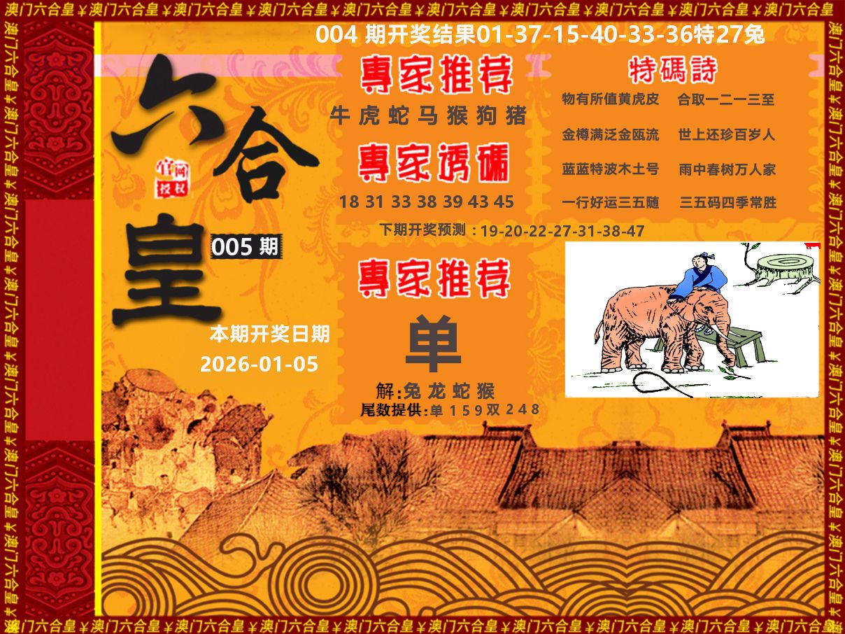 六合皇系列 第5期