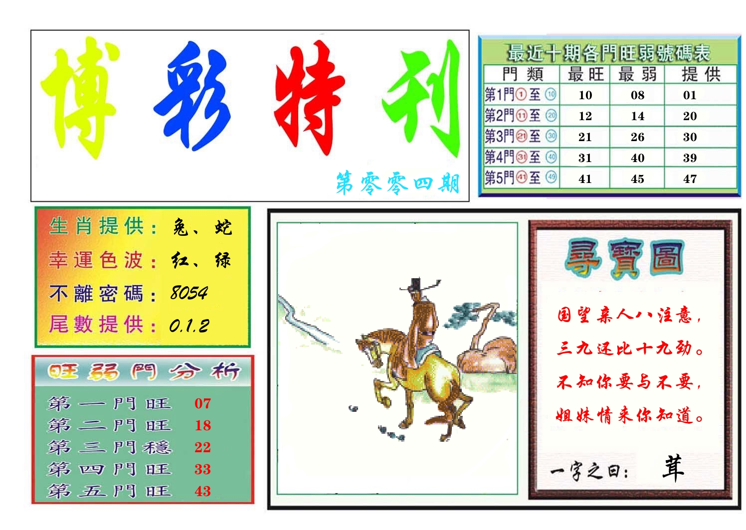 博彩特刊 第5期