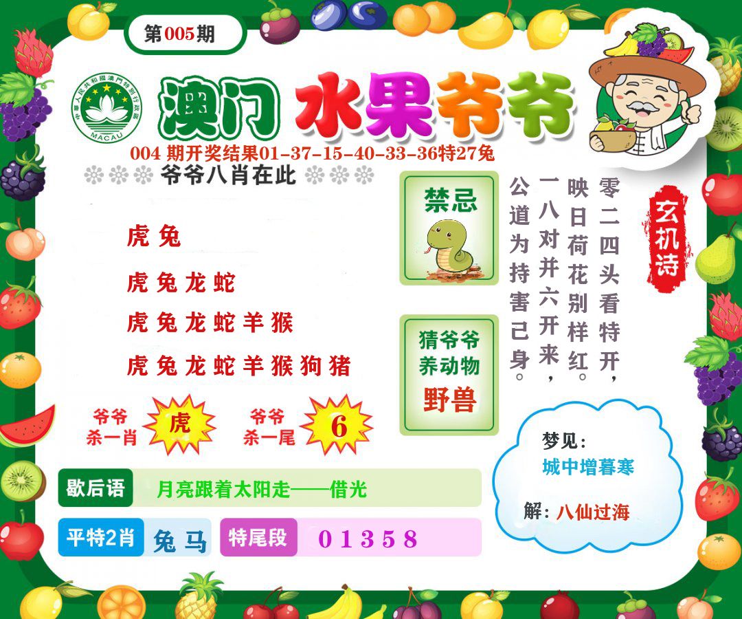 澳门水果爷爷 第5期