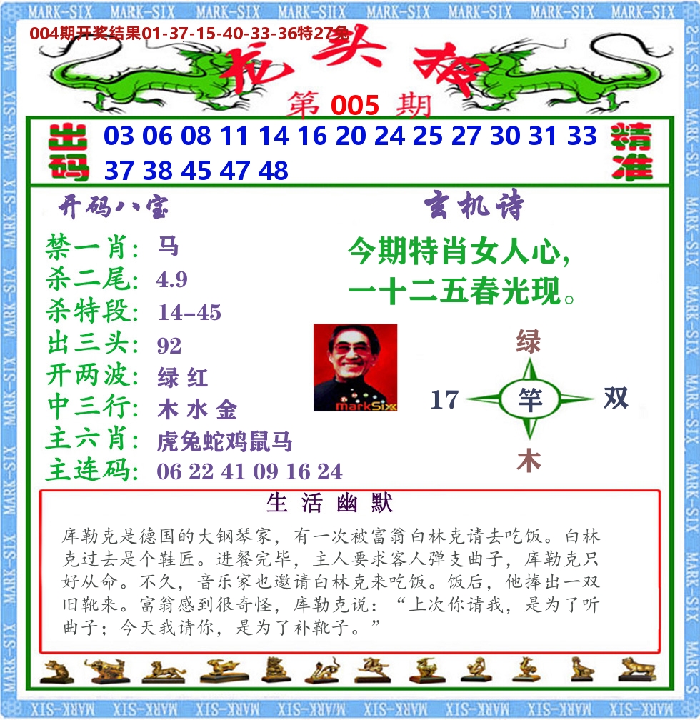 澳门龙头报 第5期