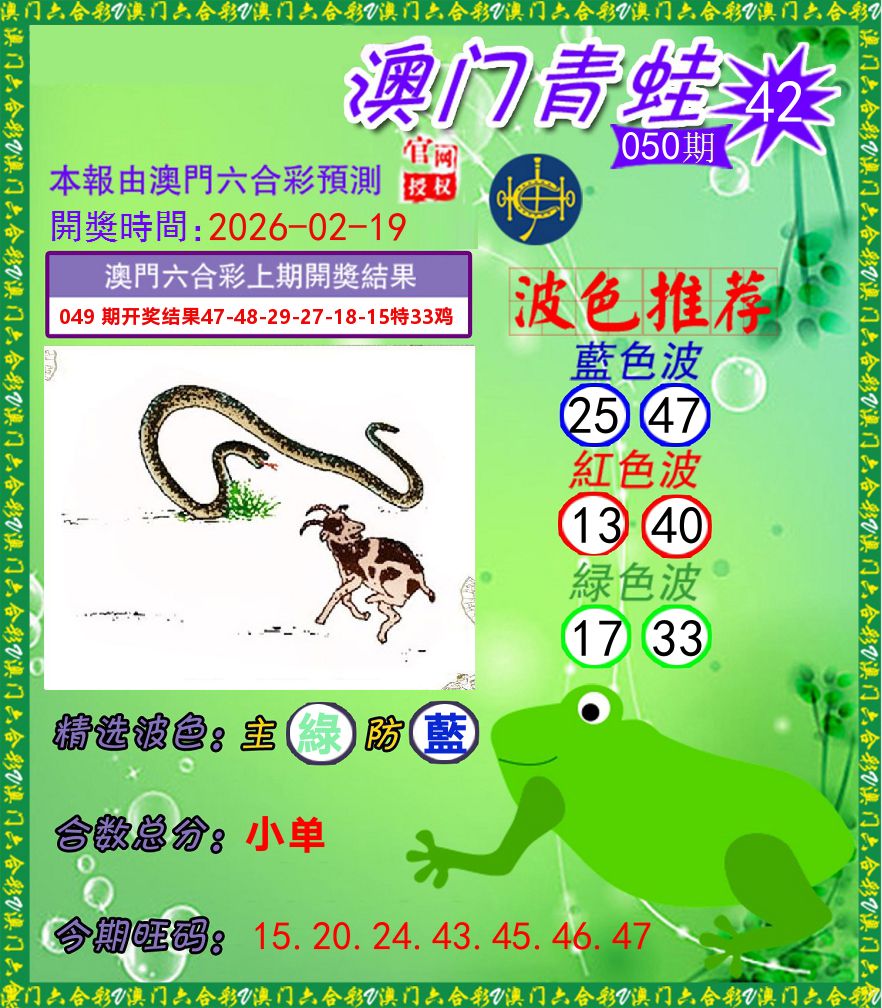 青蛙系列42 第50期