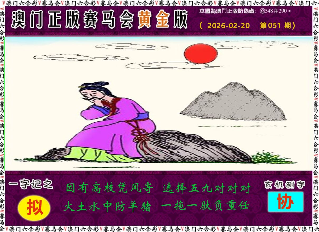 赛马会黄金版 第51期