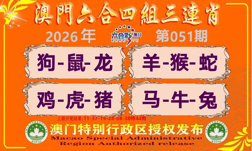 六合三连肖 第51期