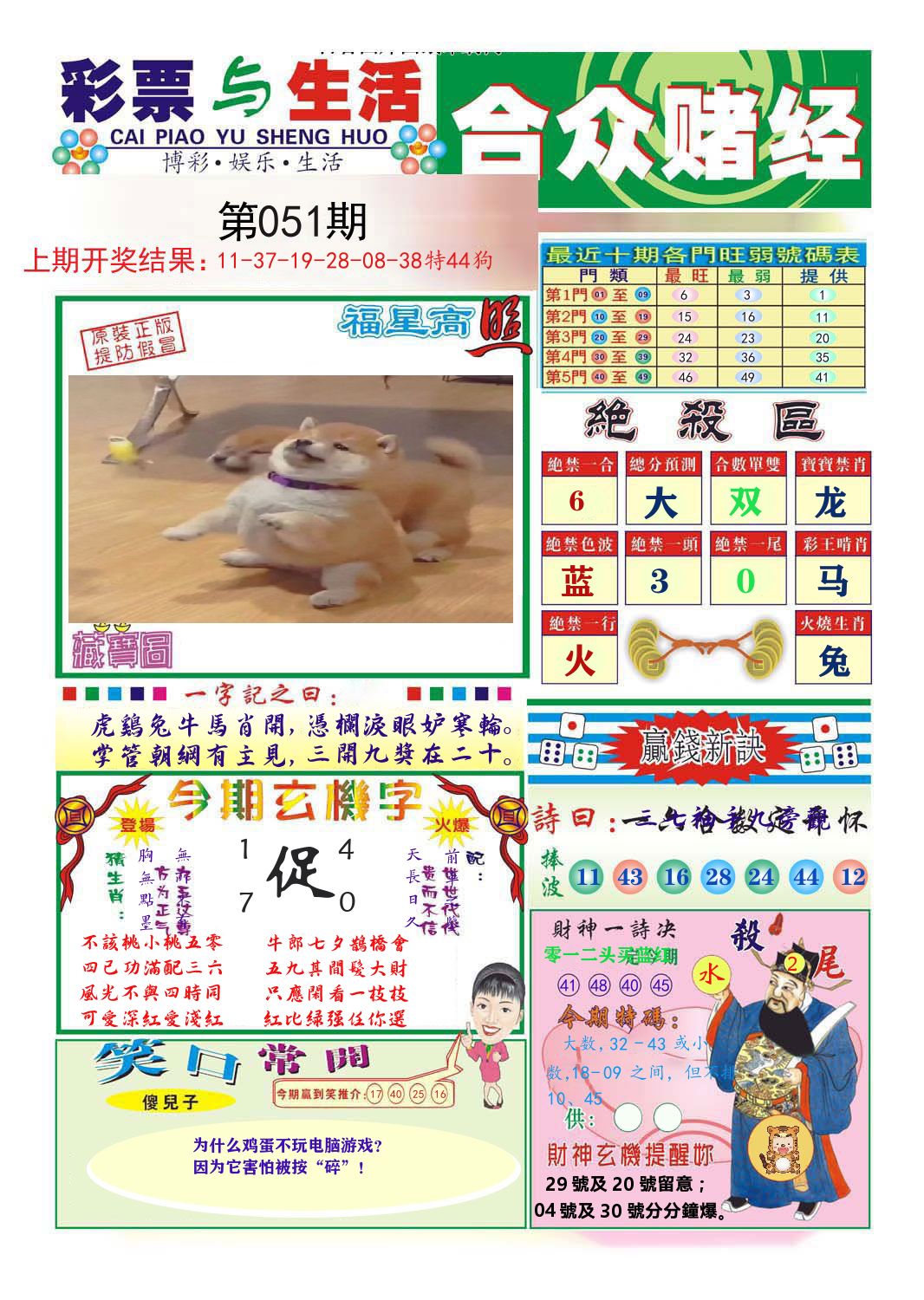 合众赌经 第51期
