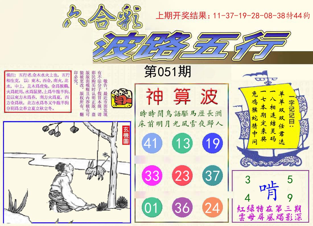 波路五行 第51期