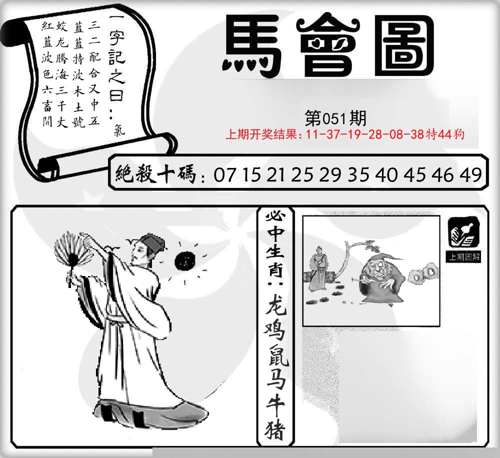 马会图 第51期